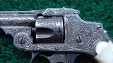 ENGRAVED SMITH & WESSON .32 SAFETY HAMMERLESS FIRST MODEL IN BOX - 8 of 17