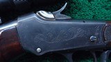 WINCHESTER 1885 LOW WALL CUSTOM TARGET RIFLE IN CALIBER 22 HORNET - 7 of 21