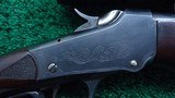 WINCHESTER 1885 LOW WALL CUSTOM TARGET RIFLE IN CALIBER 22 HORNET - 8 of 21