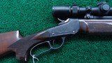 WINCHESTER 1885 LOW WALL CUSTOM TARGET RIFLE IN CALIBER 22 HORNET - 1 of 21