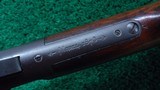 WINCHESTER MODEL 1873
RIFLE IN CALIBER 38-40 - 8 of 20