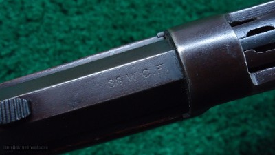 UNUSUAL 1892 SEMI DELUXE WINCHESTER RIFLE IN 38 WCF - Image 6 of 21