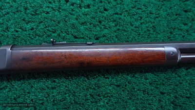 UNUSUAL 1892 SEMI DELUXE WINCHESTER RIFLE IN 38 WCF - Image 5 of 21