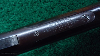 UNUSUAL 1892 SEMI DELUXE WINCHESTER RIFLE IN 38 WCF - Image 8 of 21