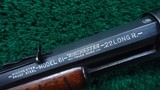 WINCHESTER MODEL 61 RIFLE WITH SPECIAL ORDER OCTAGON BARREL IN CALIBER 22 LR - 6 of 19