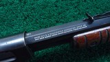 WINCHESTER MODEL 61 RIFLE WITH SPECIAL ORDER OCTAGON BARREL IN CALIBER 22 LR - 11 of 19