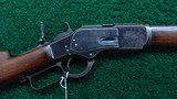VERY INTERESTING SPECIAL ORDER TRANSITIONAL 1873 2ND MODEL RIFLE IN CALIBER 38-40 - 1 of 21