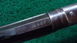WINCHESTER MODEL 1873 RIFLE WITH SCARCE 30 INCH OCTAGON BARREL IN CALIBER 32-20 - 6 of 21