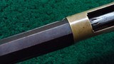 EXTREMELY SCARCE WINCHESTER 1866 RIFLE WITH A 30 INCH HALF OCTAGON BARREL - 10 of 23