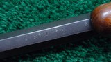 REMINGTON NUMBER 4 ROLLING BLOCK RIFLE
IN CALIBER 22 - 14 of 20