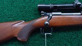 EARLY PRE-WAR WINCHESTER MODEL 70 IN 22 HORNET - 1 of 22