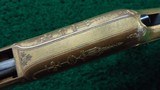 ENGRAVED 1866 WINCHESTER RIFLE KNOWN AS "THE MINISTER'S 66 RIFLE" - 9 of 25