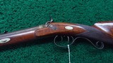 *Sale Pending* - INTERESTING LEFT HANDED PERCUSSION BOYS HALF STOCK RIFLE BY J. WURFFLEIN & PSOTTA - 2 of 19