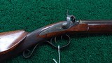 *Sale Pending* - INTERESTING LEFT HANDED PERCUSSION BOYS HALF STOCK RIFLE BY J. WURFFLEIN & PSOTTA - 1 of 19