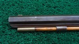 *Sale Pending* - INTERESTING LEFT HANDED PERCUSSION BOYS HALF STOCK RIFLE BY J. WURFFLEIN & PSOTTA - 14 of 19
