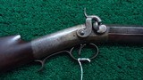 VERY RARE ALLEN AND THURBER 38 CALIBER SINGLE SHOT PERCUSSION TARGET RIFLE - 1 of 20