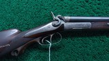 VERY FINE MILLER & VAL GREISS DOUBLE RIFLE - 1 of 24