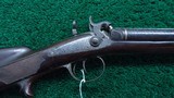 *Sale Pending* - DOUBLE BARREL PERCUSSION RIFLE IN ABOUT 65 CALIBER - 1 of 20
