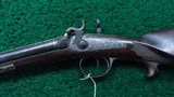 *Sale Pending* - DOUBLE BARREL PERCUSSION RIFLE IN ABOUT 65 CALIBER - 2 of 20