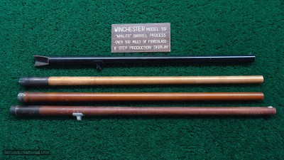 WINCHESTER M-59 'WINLITE' BARREL PROCESS DISPLAY