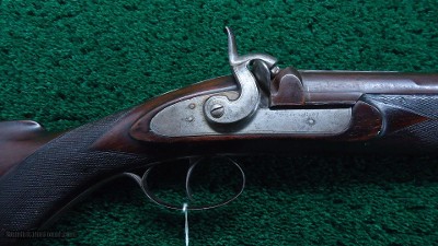 NICE OLD 8 BORE PERCUSSION FOWLER BY TRULOCK BROTHERS OF DUBLIN