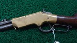  **Sale Pending** 2ND MODE HENRY RIFLE IN CALIBER 44 RF - 2 of 21