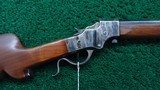 STEVENS IDEAL RIFLE NUMBER 44 IN SCARCE CALIBER 25-20 WCF - 1 of 18