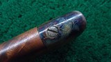 VERY FINE ENGRAVED MODEL 1890 WINCHESTER RIFLE IN CALIBER 22 WRF - 20 of 25