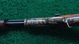 VERY FINE ENGRAVED MODEL 1890 WINCHESTER RIFLE IN CALIBER 22 WRF - 11 of 25
