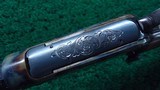VERY FINE ENGRAVED MODEL 1890 WINCHESTER RIFLE IN CALIBER 22 WRF - 12 of 25