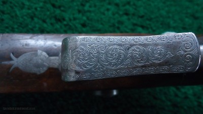 BEAUTIFULLY ENGRAVED WILKENSON & SON SINGLE BARREL 20 GAUGE PERCUSSION SHOTGUN - Image 12 of 23