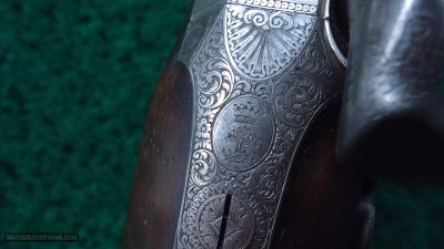 BEAUTIFULLY ENGRAVED WILKENSON & SON SINGLE BARREL 20 GAUGE PERCUSSION SHOTGUN - Image 8 of 23