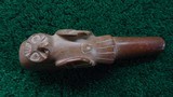 OWL EFFIGY CARVED STONE PIPE - 3 of 8