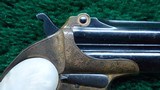 EXHIBITION GRADE ENGRAVED REMINGTON NUMBER 3 OVER AND UNDER DERRINGER - 7 of 13