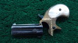 EXHIBITION GRADE ENGRAVED REMINGTON NUMBER 3 OVER AND UNDER DERRINGER - 10 of 13