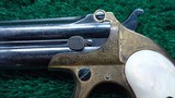 EXHIBITION GRADE ENGRAVED REMINGTON NUMBER 3 OVER AND UNDER DERRINGER - 8 of 13