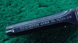 EXHIBITION GRADE ENGRAVED REMINGTON NUMBER 3 OVER AND UNDER DERRINGER - 9 of 13