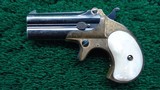 EXHIBITION GRADE ENGRAVED REMINGTON NUMBER 3 OVER AND UNDER DERRINGER - 3 of 13