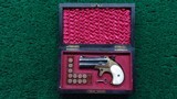 EXHIBITION GRADE ENGRAVED REMINGTON NUMBER 3 OVER AND UNDER DERRINGER - 12 of 13