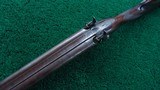 VERY NICE SIDE BY SIDE 12 GAUGE PERCUSSION SHOTGUN - 4 of 25