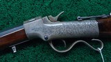 FANTASTIC NIMSCHKE ENGRAVED CASED 3 BARREL SET BALLARD RIFLE - 2 of 25