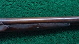 W. C. SCOTT 14 GAUGE DOUBLE BARREL PERCUSSION SHOTGUN - 5 of 19