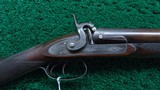 W. C. SCOTT 14 GAUGE DOUBLE BARREL PERCUSSION SHOTGUN - 1 of 19