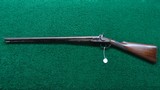 W. C. SCOTT 14 GAUGE DOUBLE BARREL PERCUSSION SHOTGUN - 18 of 19