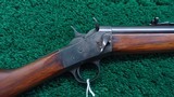 REMINGTON NEW MODEL No. 4 TAKEDOWN RB RIFLE IN CALIBER 32 SHORT OR LONG RF - 1 of 19