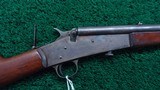 REMINGTON No. 6 ROLLING/FALLING BLOCK RIFLE IN 22 S, L or LR - 1 of 21