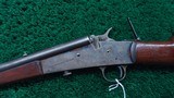 REMINGTON No. 6 ROLLING/FALLING BLOCK RIFLE IN 22 S, L or LR - 2 of 21