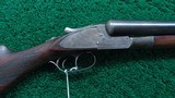 *Sale Pending* - MERIDEN FIREARMS COMPANY 12 Ga. SIDELOCK DOUBLE SHOTGUN - 1 of 21