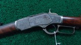 WINCHESTER MODEL 1873 RIFLE WITH SPECIAL ORDER 28 INCH OCTAGON BARREL AND CASE HARDENED FRAME - 2 of 21