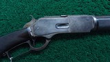 VERY FINE WINCHESTER 1876 DELUXE RIFLE IN CALIBER 45-60 - 1 of 23